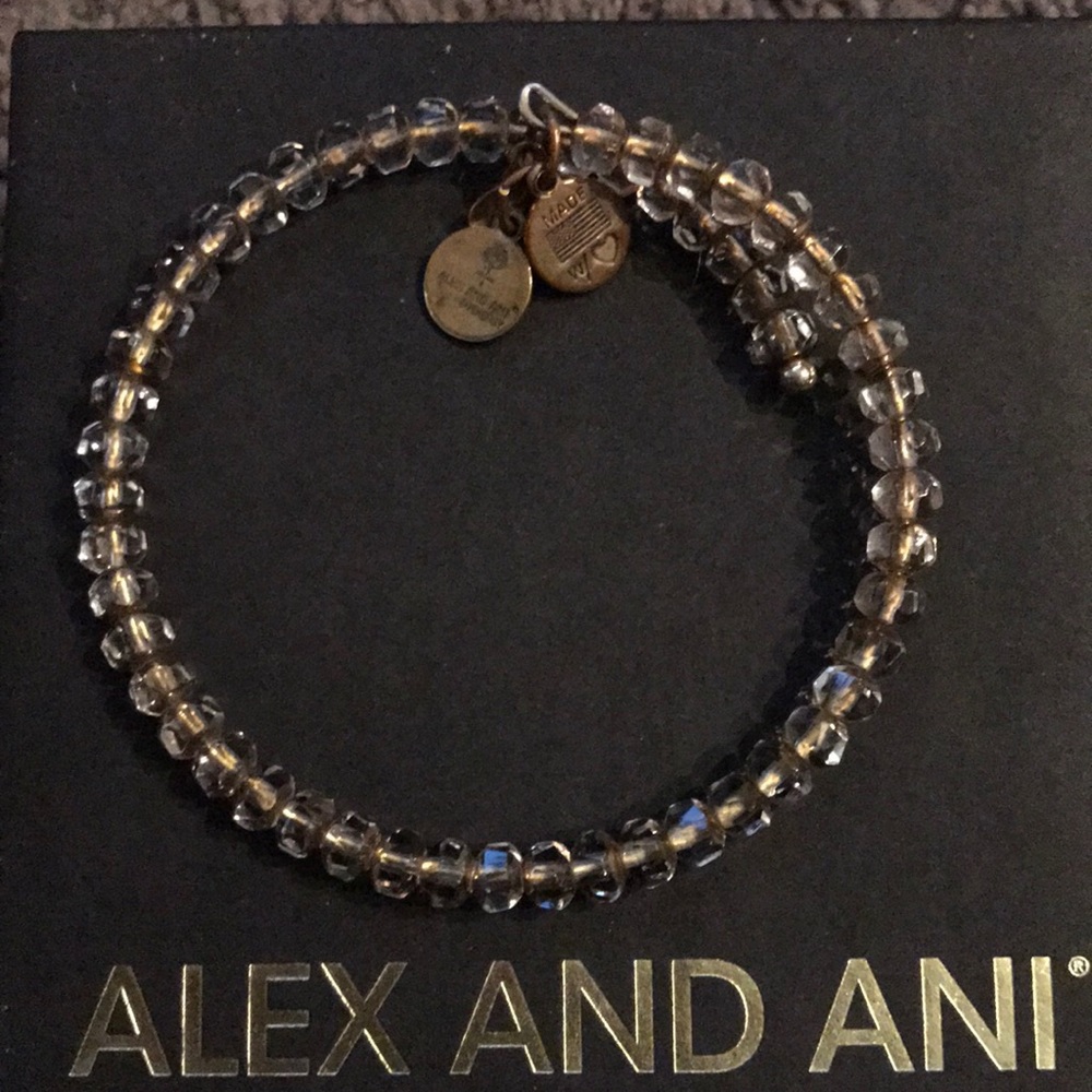 Alex and Ani blush beaded wrap vintage 66